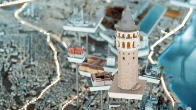3D map of Istanbul Turkey