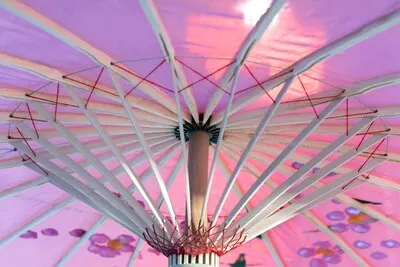 Traditional japanese wagasa umbrella background
