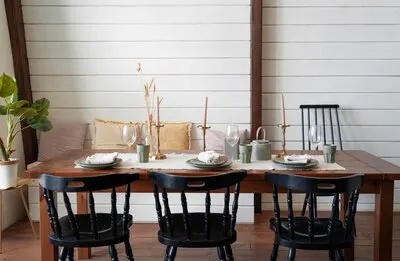 Dining room background for zoom calls