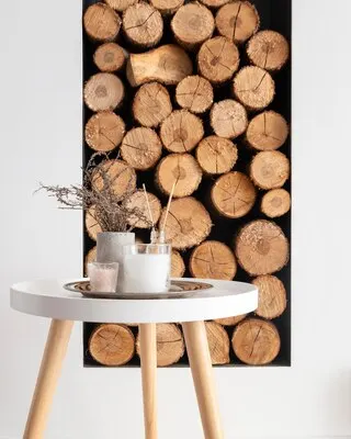 Front view of interior room design concept