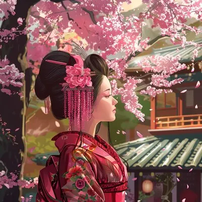 Anime japanese character