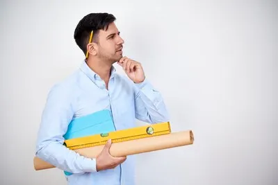 Construction worker at work