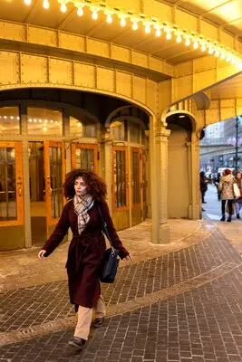 Young woman in new york city during daytime