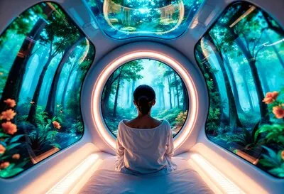 3d rendering of  futuristic technologies