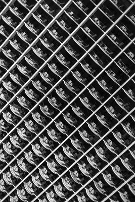 Abstract seamless pattern of windows