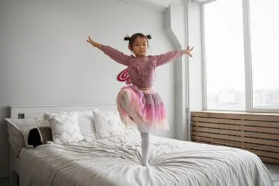 Child having fun during playtime