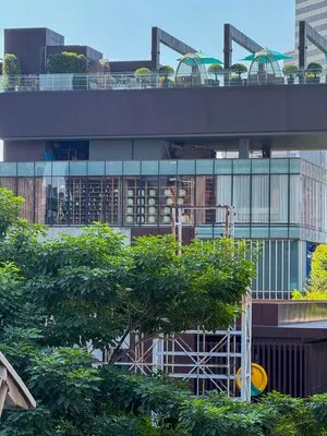 Bangkok Thailand November 11 2024 Glimpse into Bangkok urban landscape