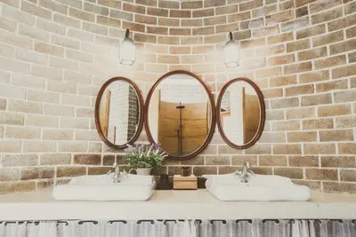 white counter tap vintage home