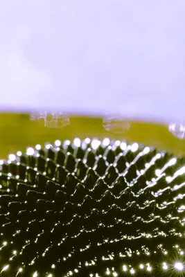 Blurred ferromagnetic liquid metal with copy space