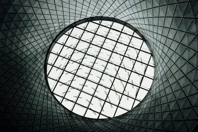 Round glass roof