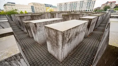 Memorial to the Murdered Jews of Europe in Berlin downtown Germany
