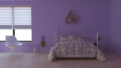 3D Contemporary Bedroom Interior