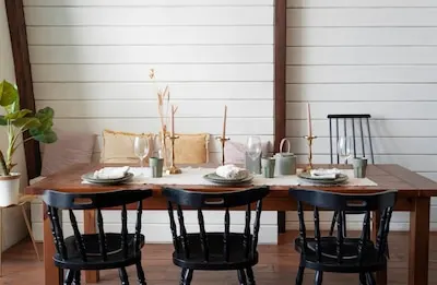 Dining room background for zoom calls