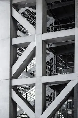 Brutalist inspiration architecture background