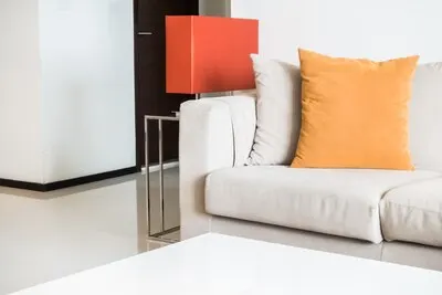 Couch with a cushion