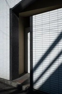 Abstract city building shadows