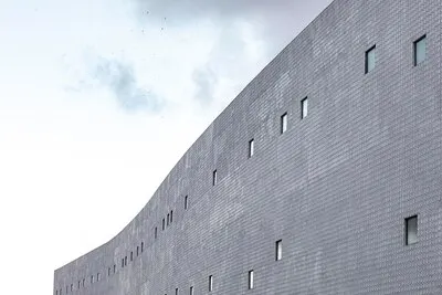 Concrete building in the city