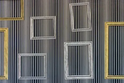 Abstract background with lines and frames