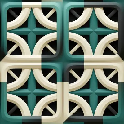 Geometric seamless pattern