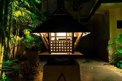 antique lamp outdoor