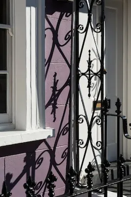 Architecture shadows during the day in the city