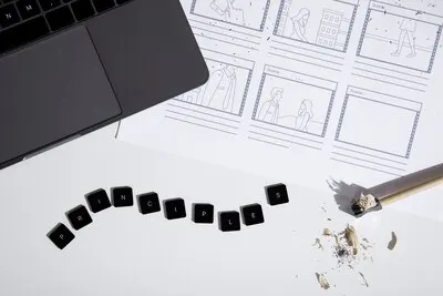 Top view keys and drawing arrangement