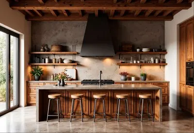Kitchen filled with kitchenware