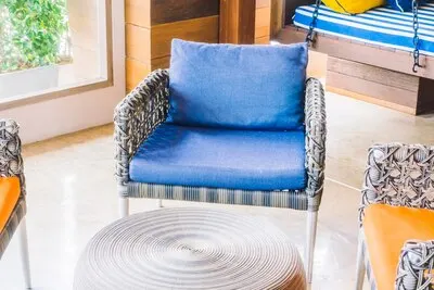Pillow on sofa