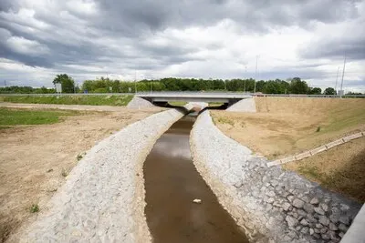 New recently built highway in Brcko district, Bosnia and Herzegovina